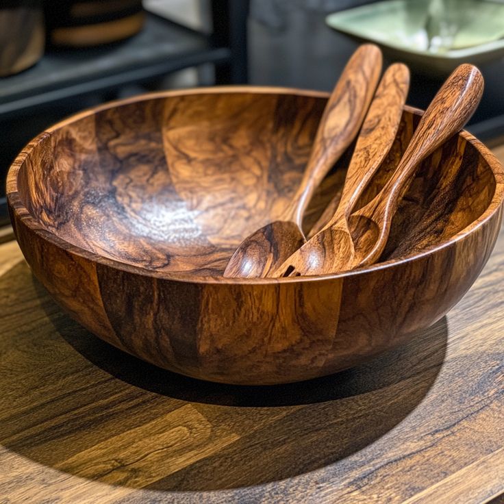 Handcrafted Wooden Decorative Bowl