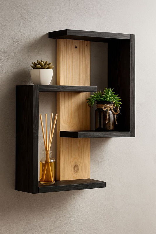 Handcrafted Wooden Floating Shelf
